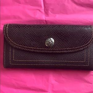 BRIGHTON Brown leather wallet